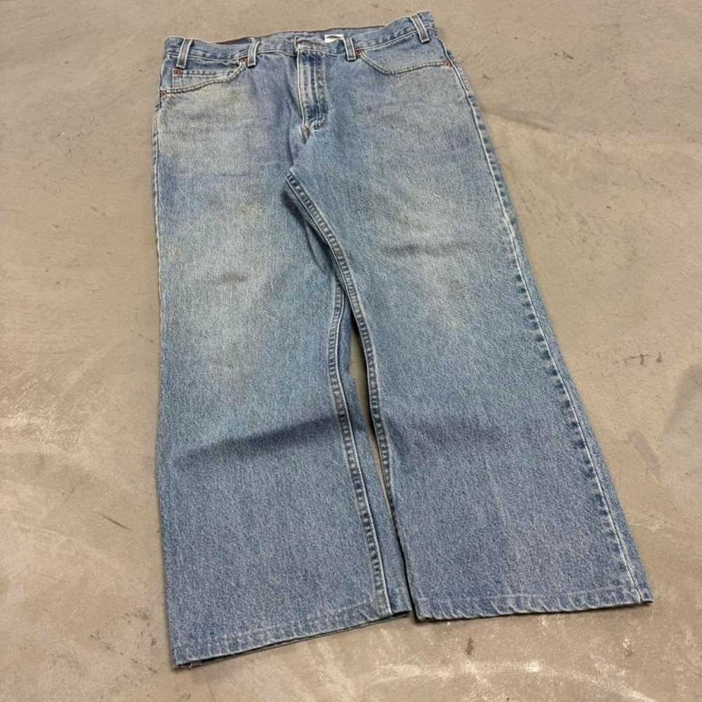 Vintage 90s Baggy Levis 517 Boot Cut Denim Jeans